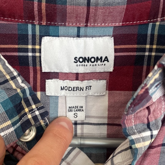 Sonoma Mens Long Sleeve Button Down - Picture 2 of 4